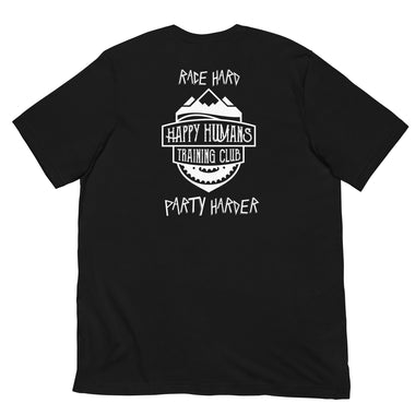 RACE HARD PARTY HARDER T SHIRT